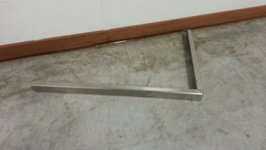 koelkast afwerkprofiel RVS